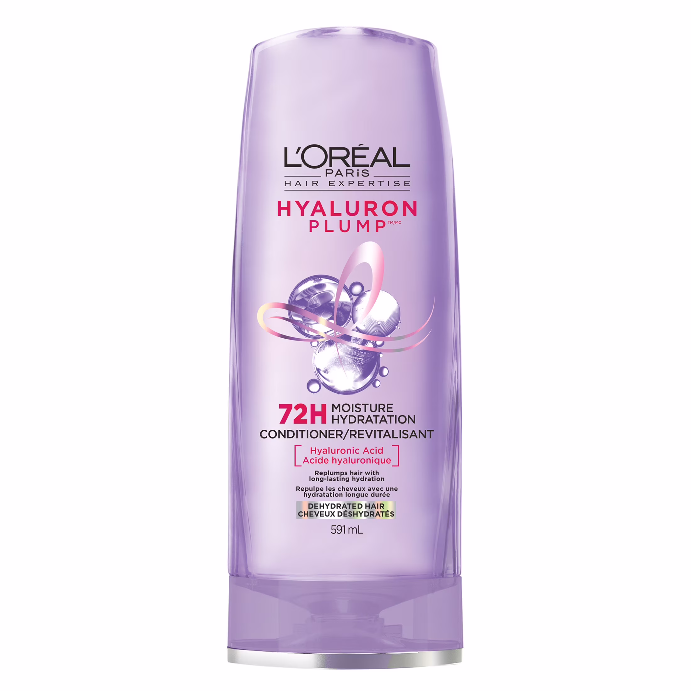 L'oréal paris hair expertise hyaluron plump revitalisant avec acide hyaluronique.  revitalisant hydratant
