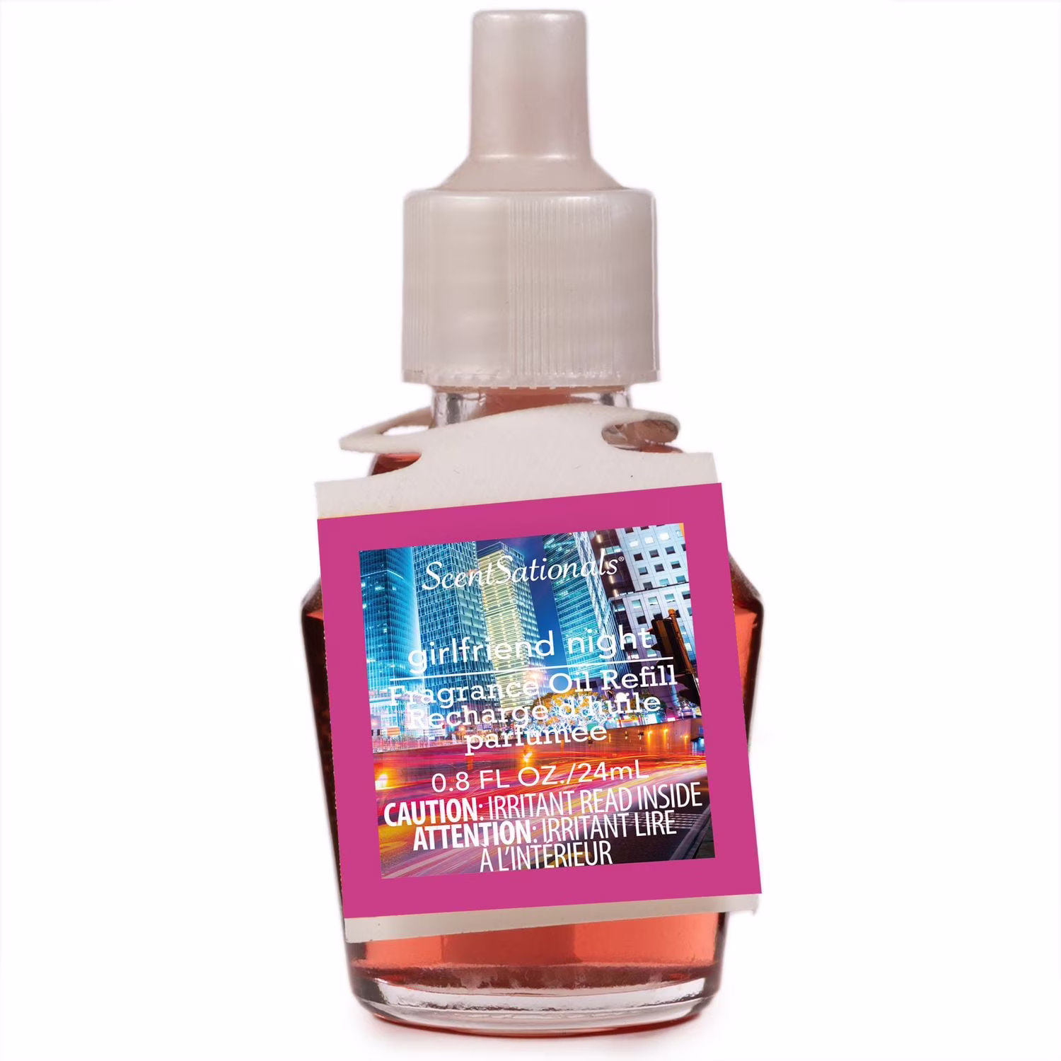 Huile scnt charm scentsationals - girlfriend night 0.8 fl oz.  recharge