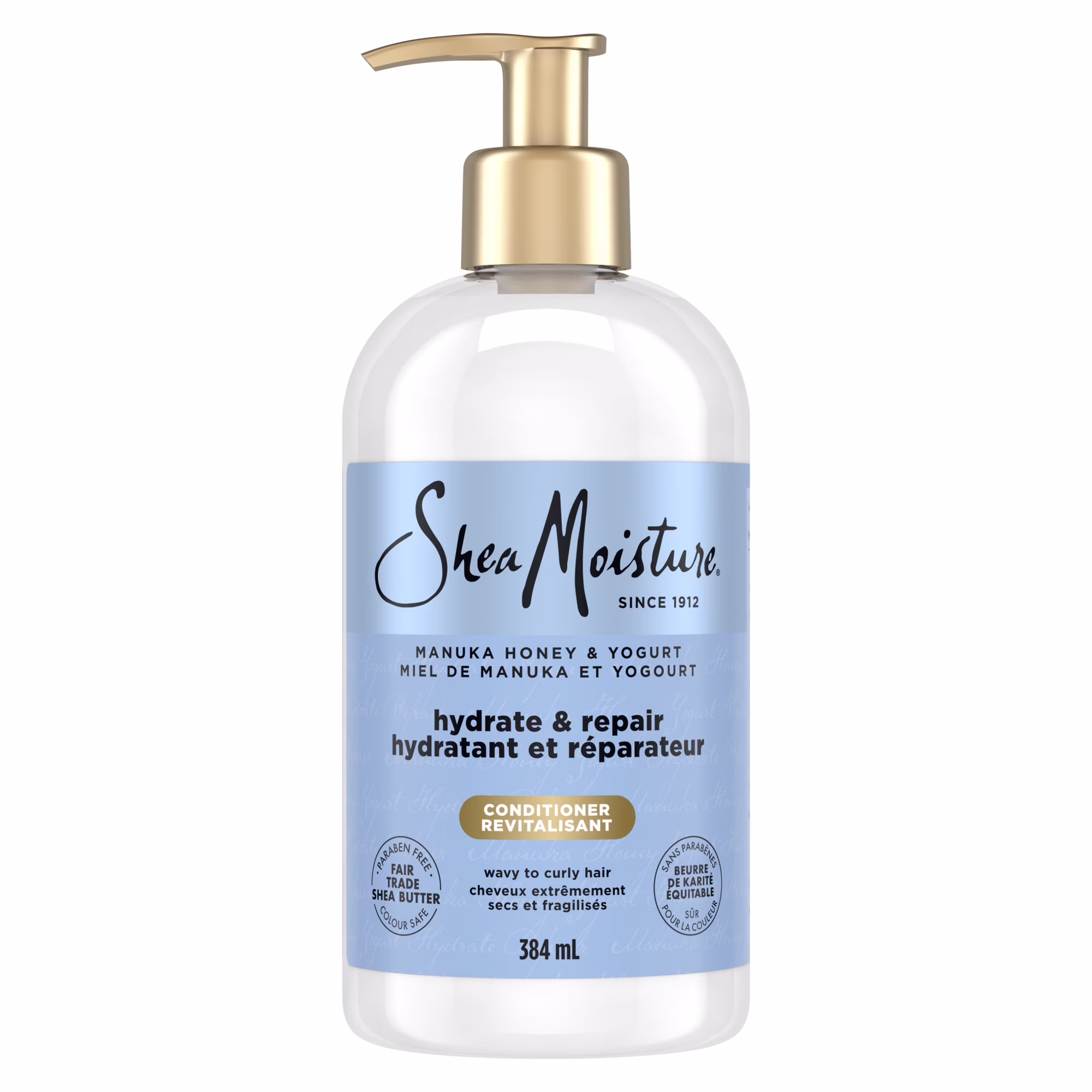 Sheamoisture revitalisant hydratant et réparateur pour cheveux ondulés et bouclés miel de manuka.