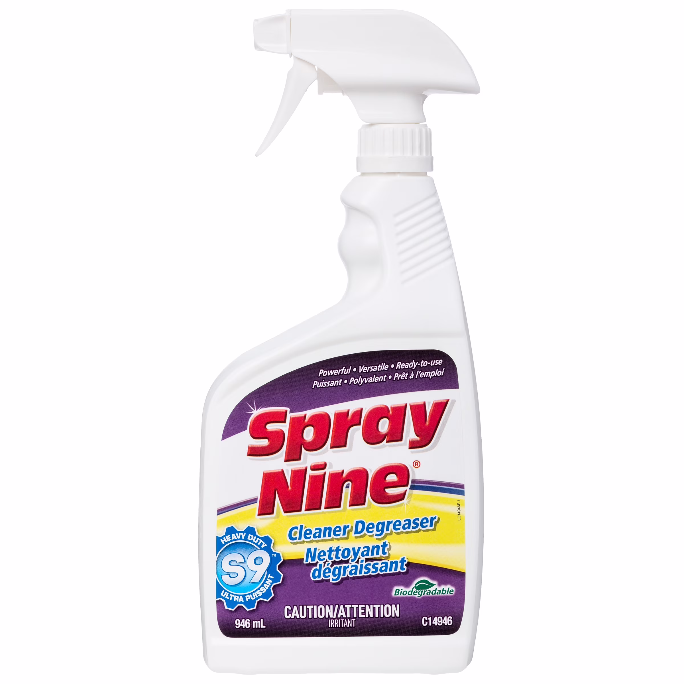 Spray nine s9 nettoyant dégraissant puissant . puissance professionnelle. nettoyant polyvalent. pour la maison. le garage et les outils