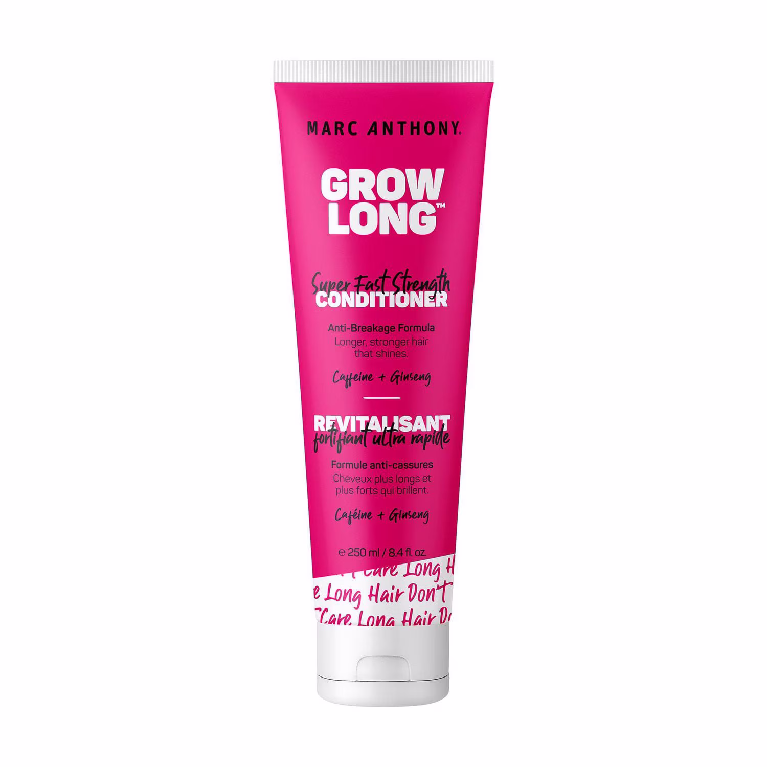 Marc anthony grow long fortifiant ultra rapide revitalisant sans sulfate avec caféine & ginseng