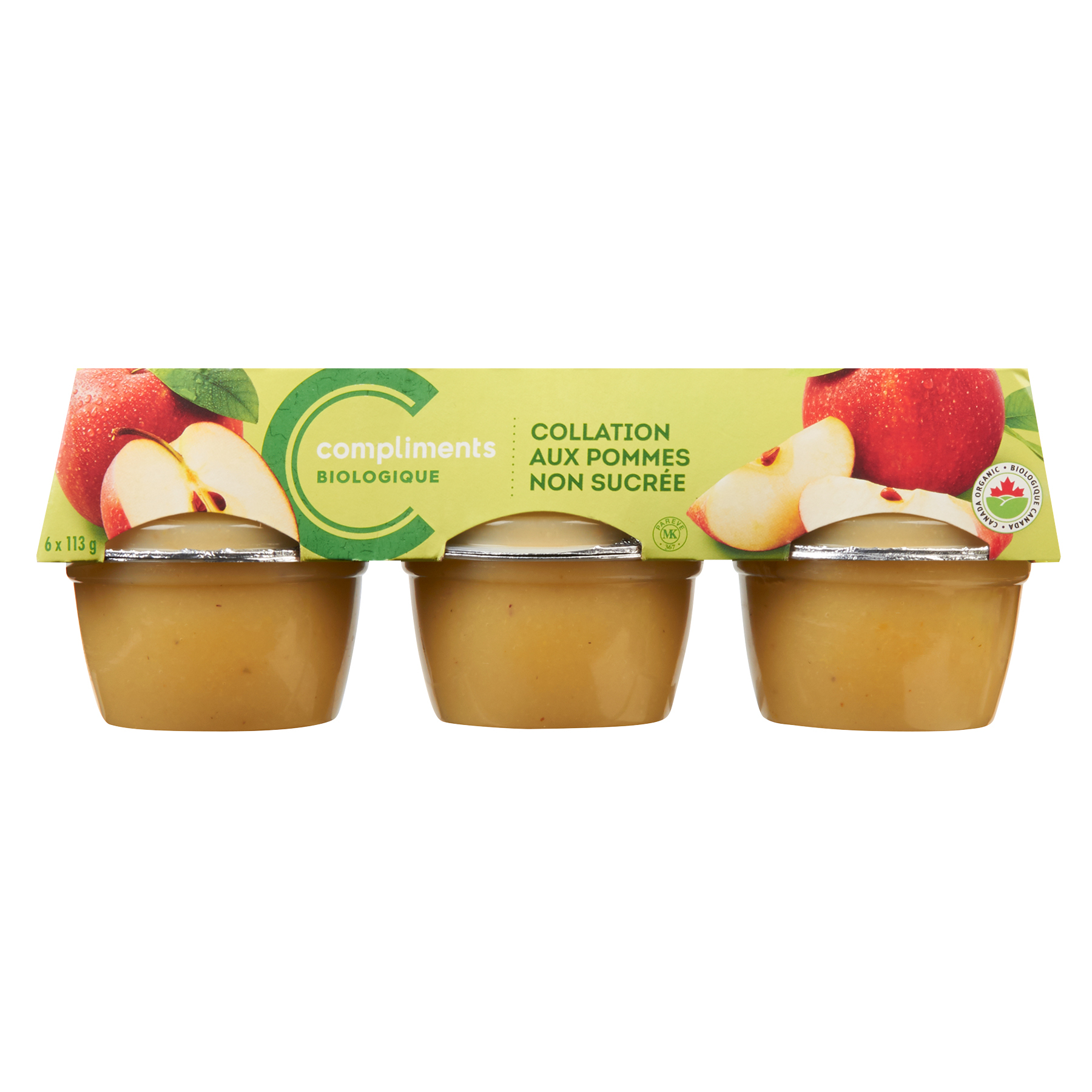 Compliments biologiquePurée de pommes non sucrée 678 g