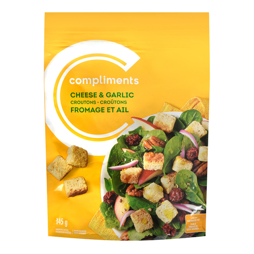 Compliments Croûtons au fromage et à l'ail 145 g
