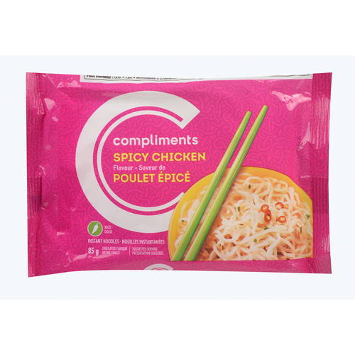 Compliments Nouilles instantanées à saveur de poulet épicé 85 g