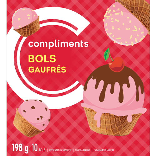 Compliments Bols gaufrés 10 un