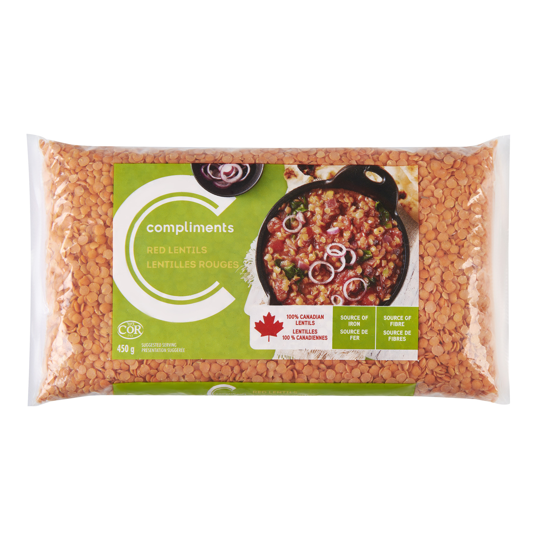 Compliments Lentilles rouges 450 g