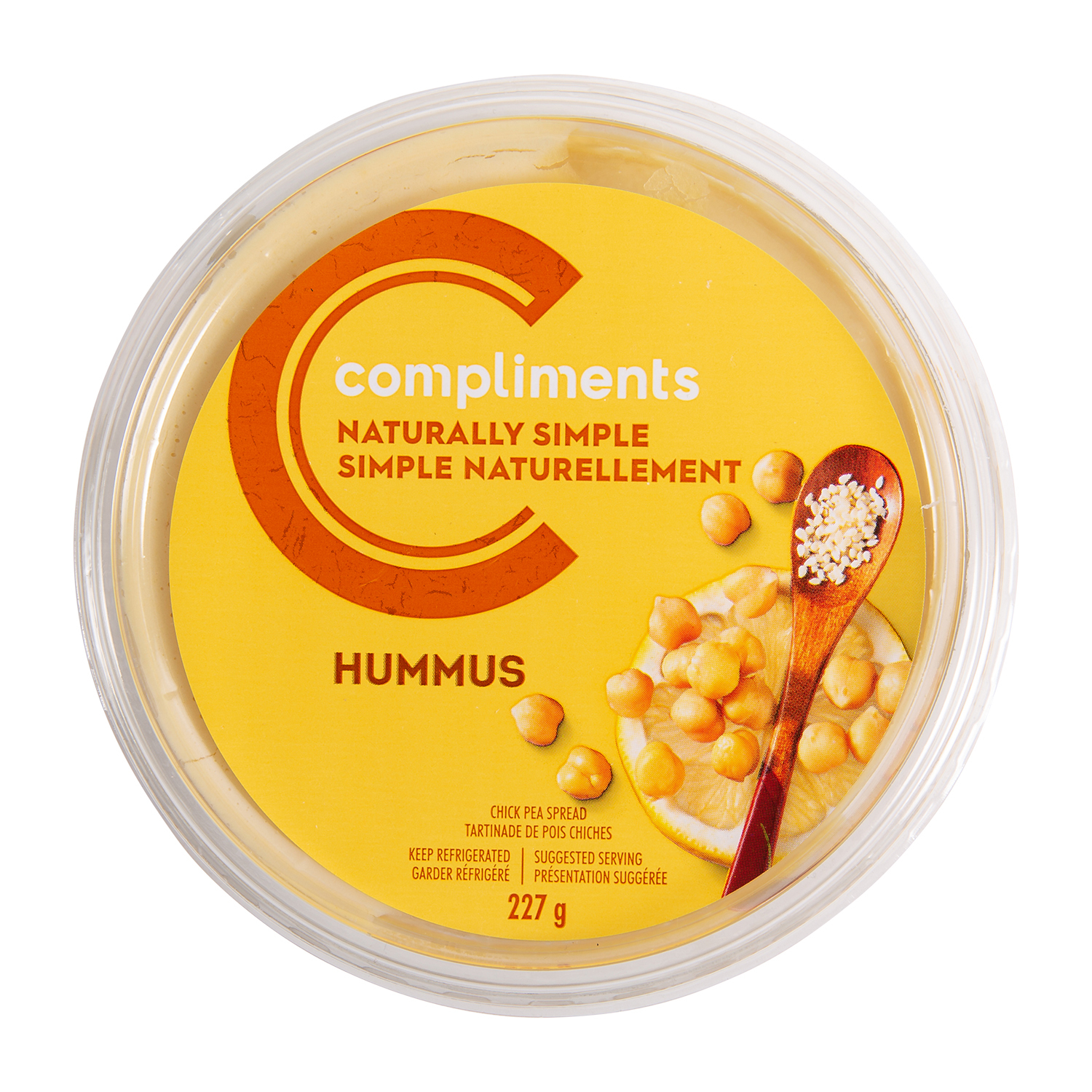 Compliments Simple Naturellement Hummus 227 g