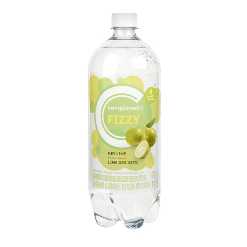 Compliments Eau pétillante à la lime key 1 L