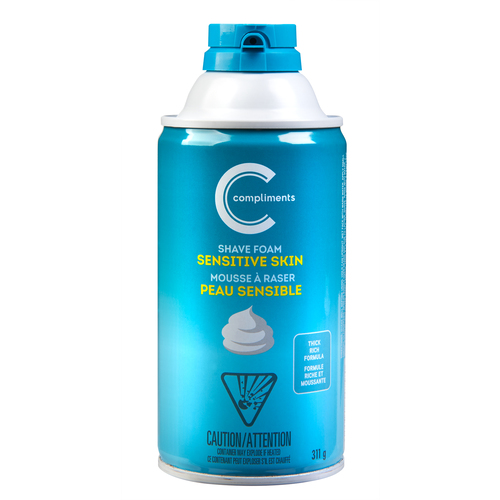 Compliments Crème de rasage pour hommes à peau sensible 311 g