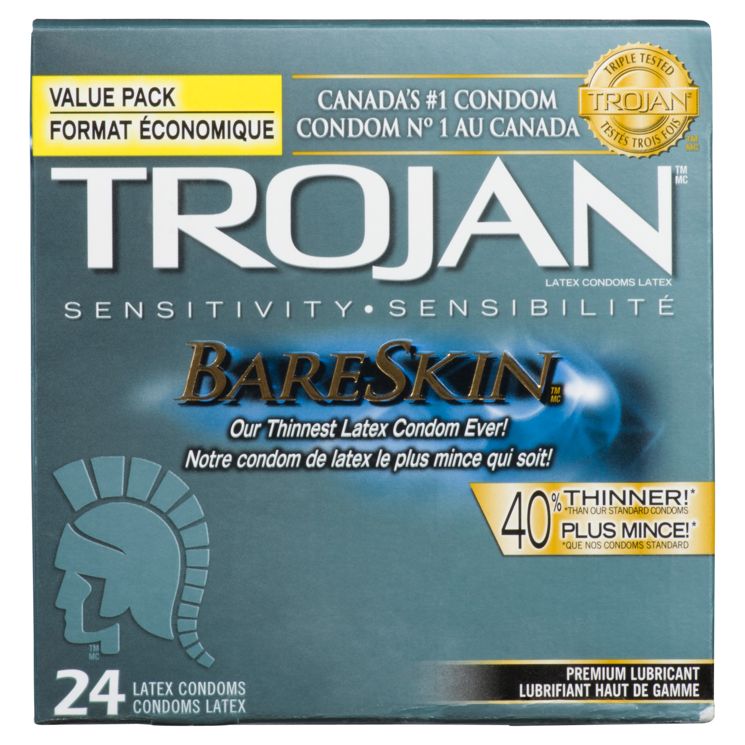 Trojan Condoms ultra mince 24 un