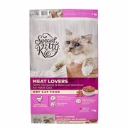Nourriture sèche pour chats avec formule pour amateurs de viande de special kitty 3.2 kg