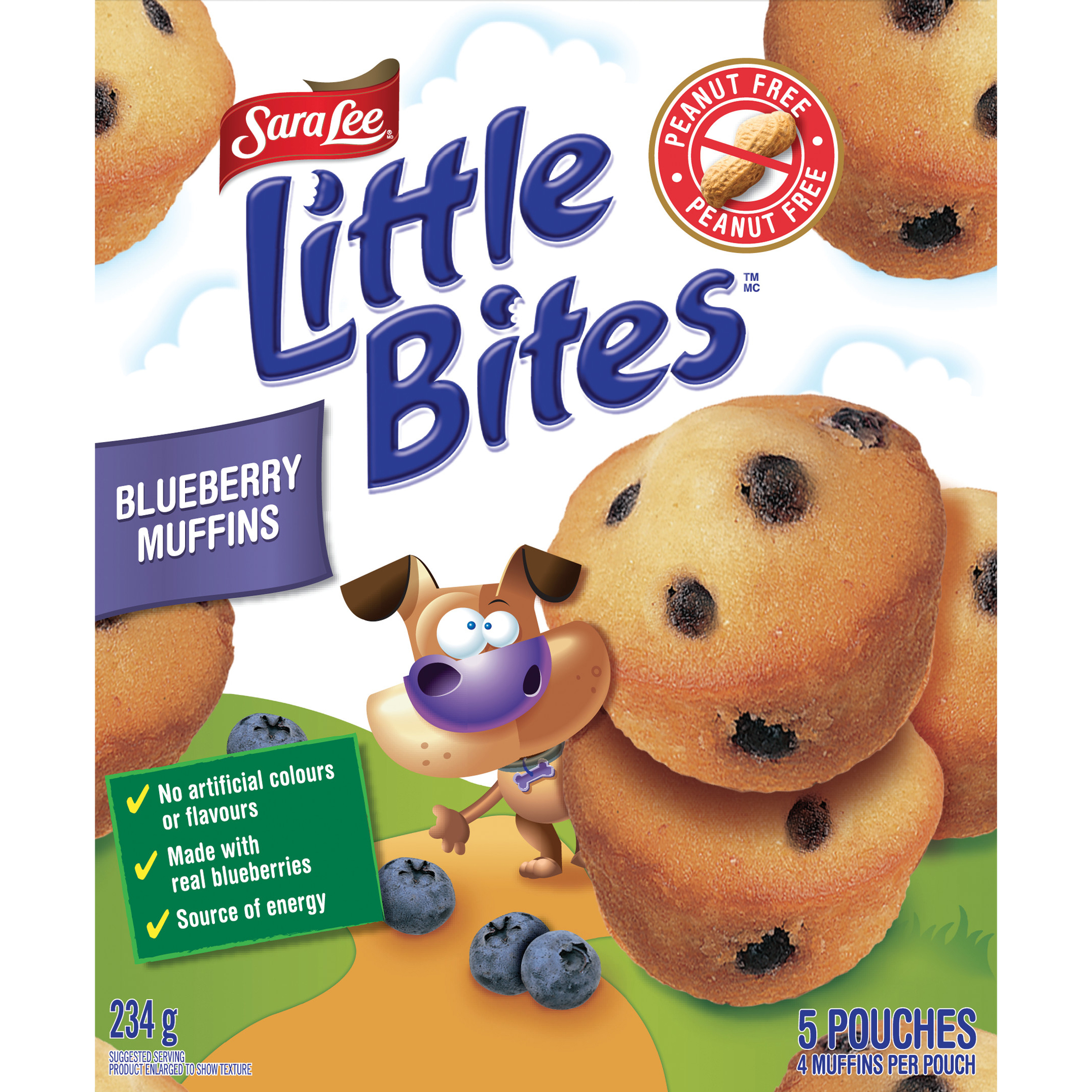 Sara Lee Little Bites Muffins aux bleuets 234 g