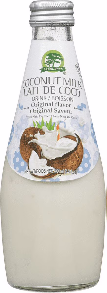 Evergreen lait de coco original. 9.81 fl. oz