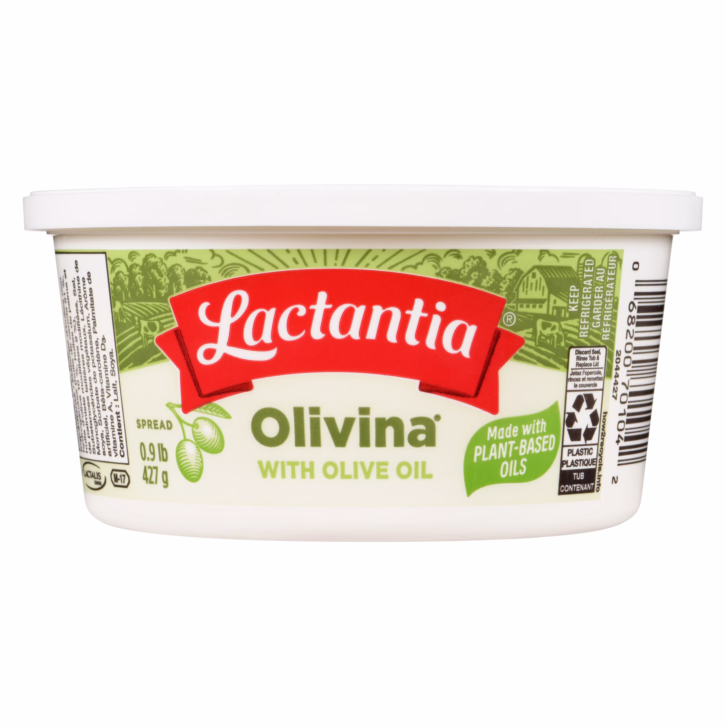 Margarine Olivina™ avec de l'huile d'olive importée au goût ultra léger