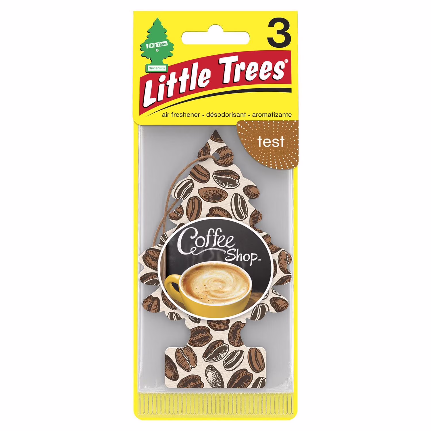 Little trees air freshener coffee shop 3-pack