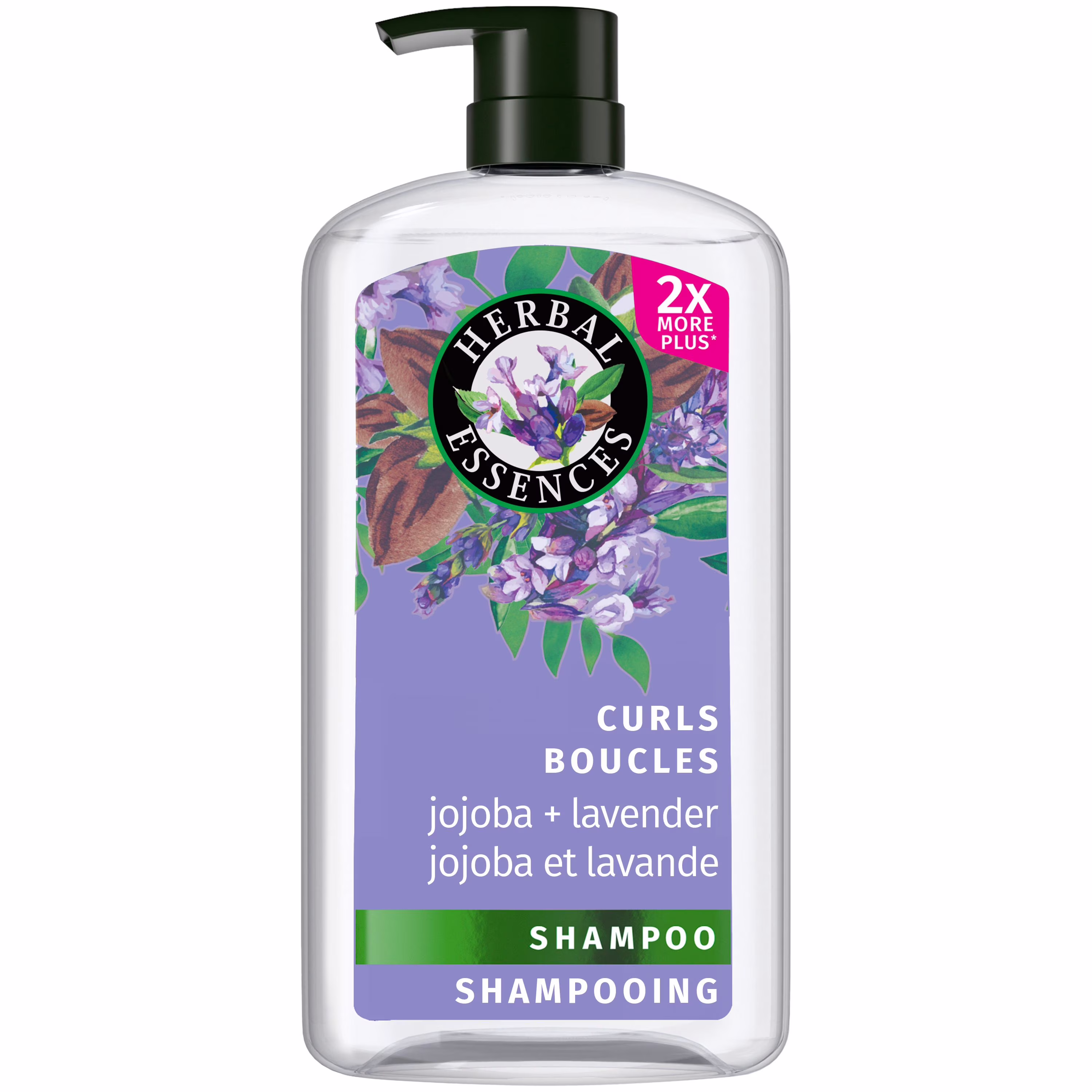 Herbal essences  shampooing pour cheveux bouclés jojoba et lavande