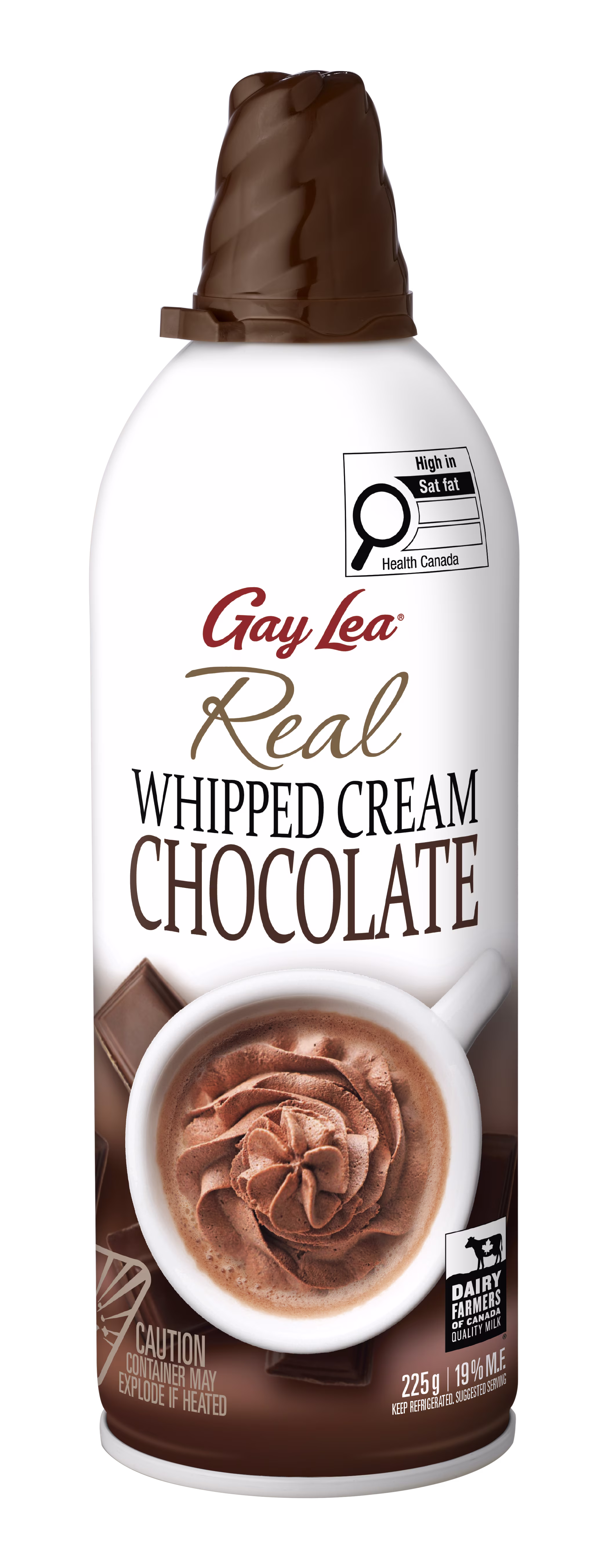 Gay lea crème fouettèe au chocolat