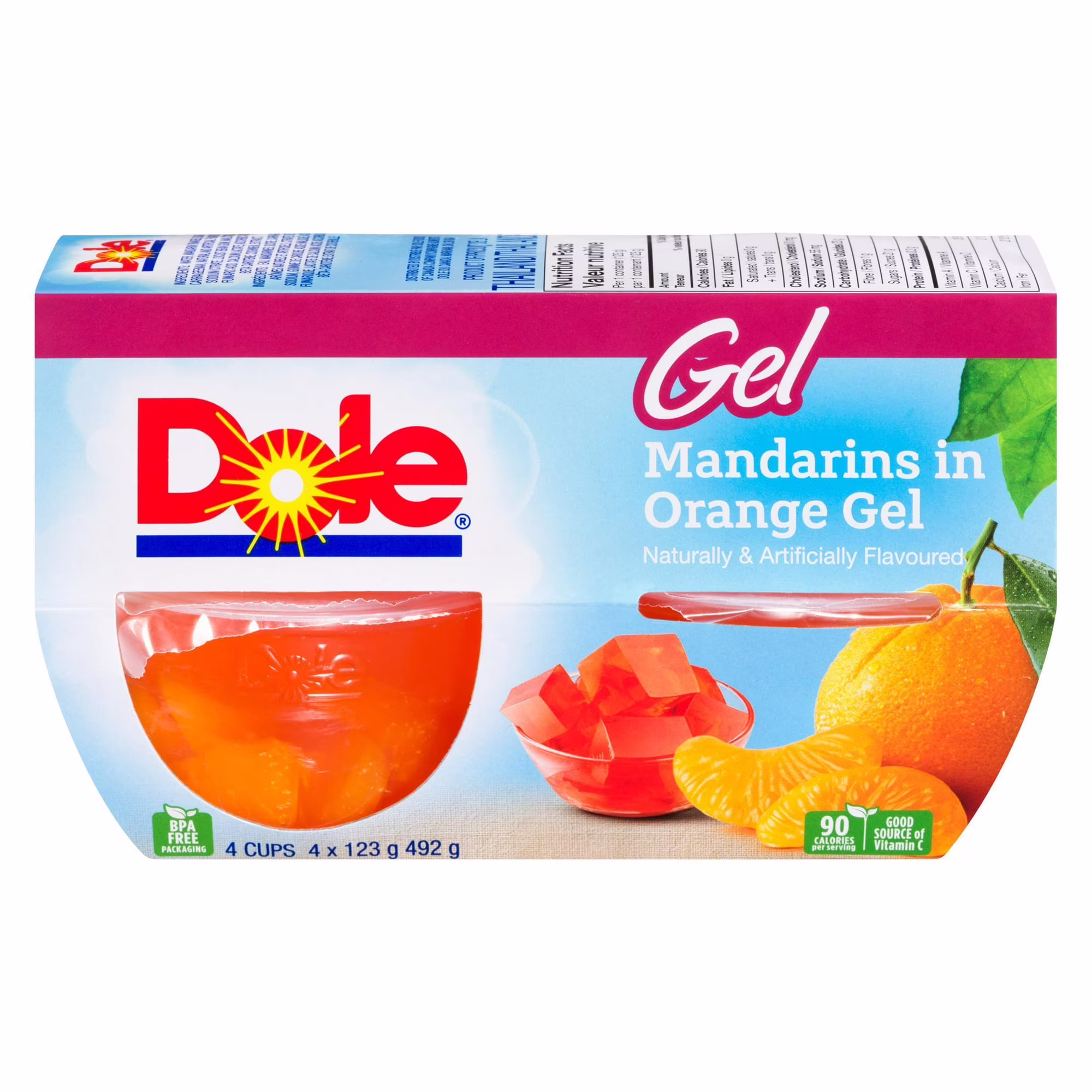 Coupes de mandarines dans la gelée à l'orange