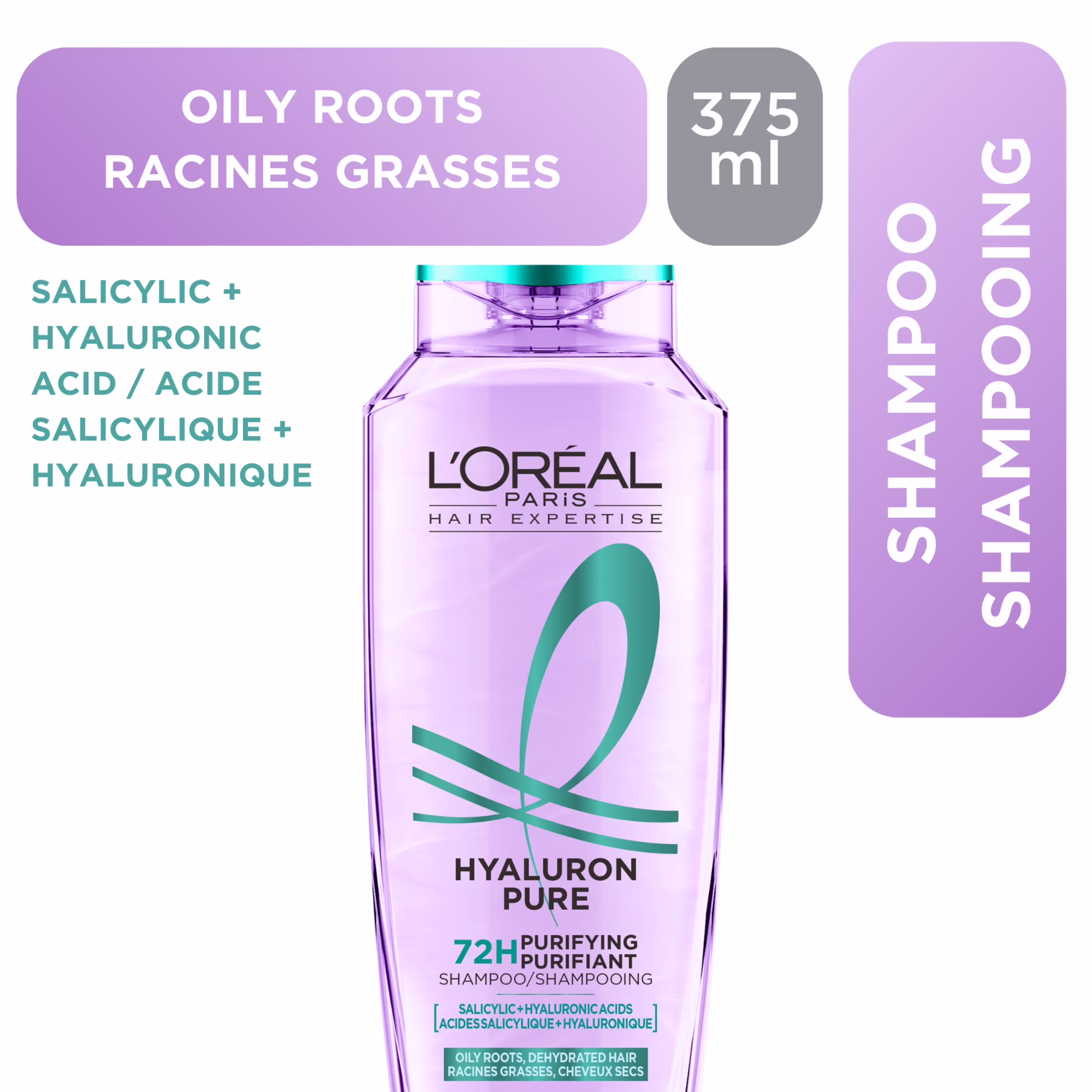 Shampooing hyaluron pure purification