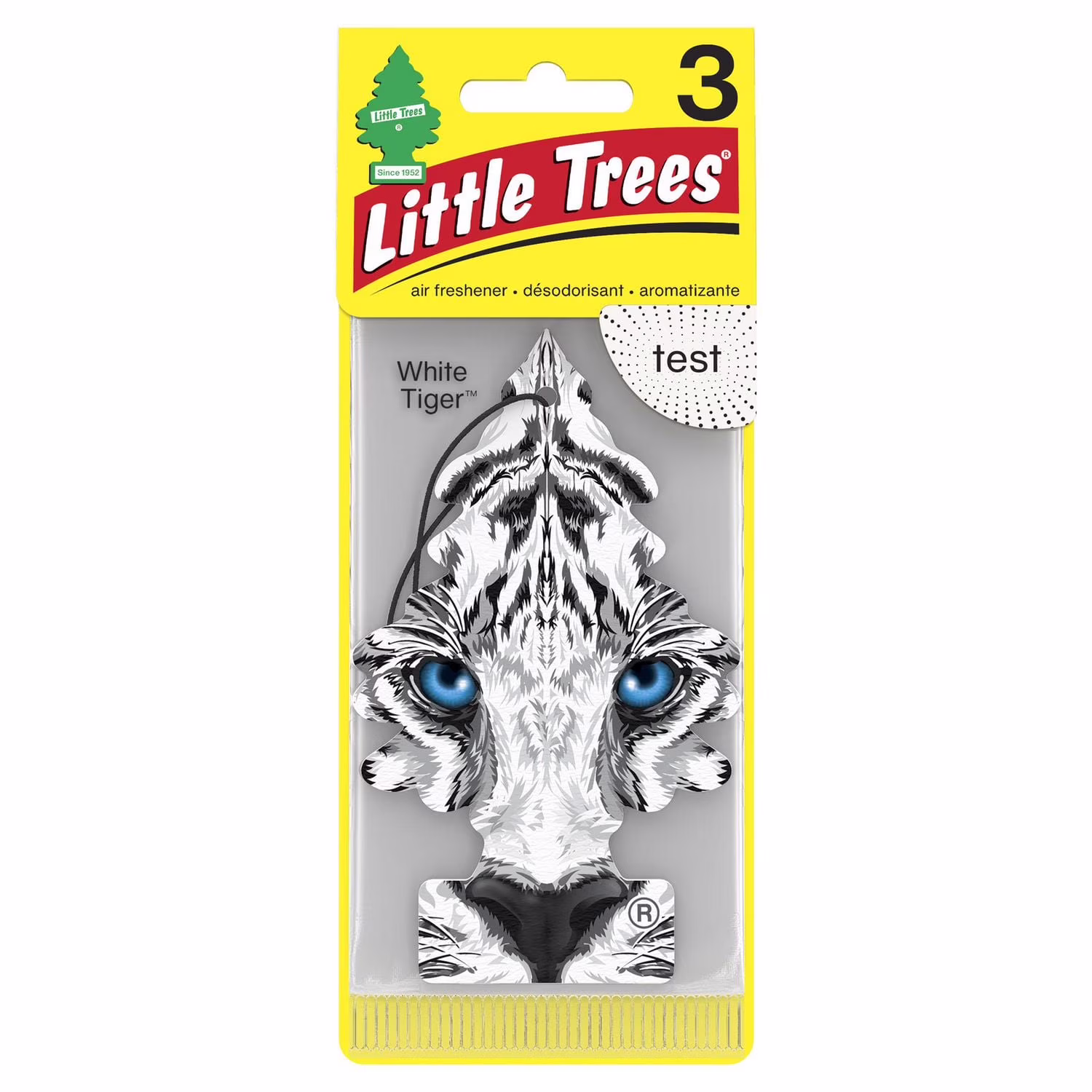 Little trees air freshener white tiger 3-pack