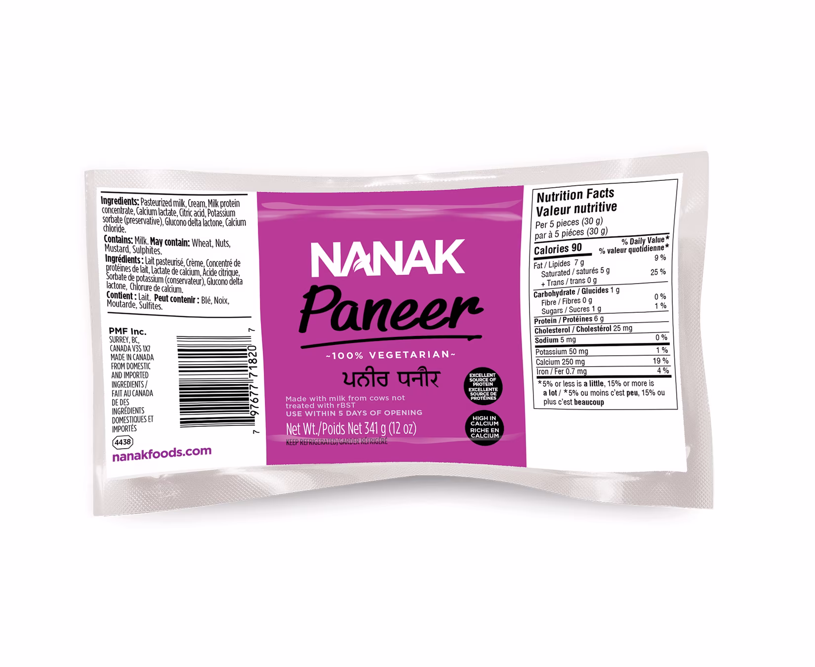 Nanak paneer frais paneer frais