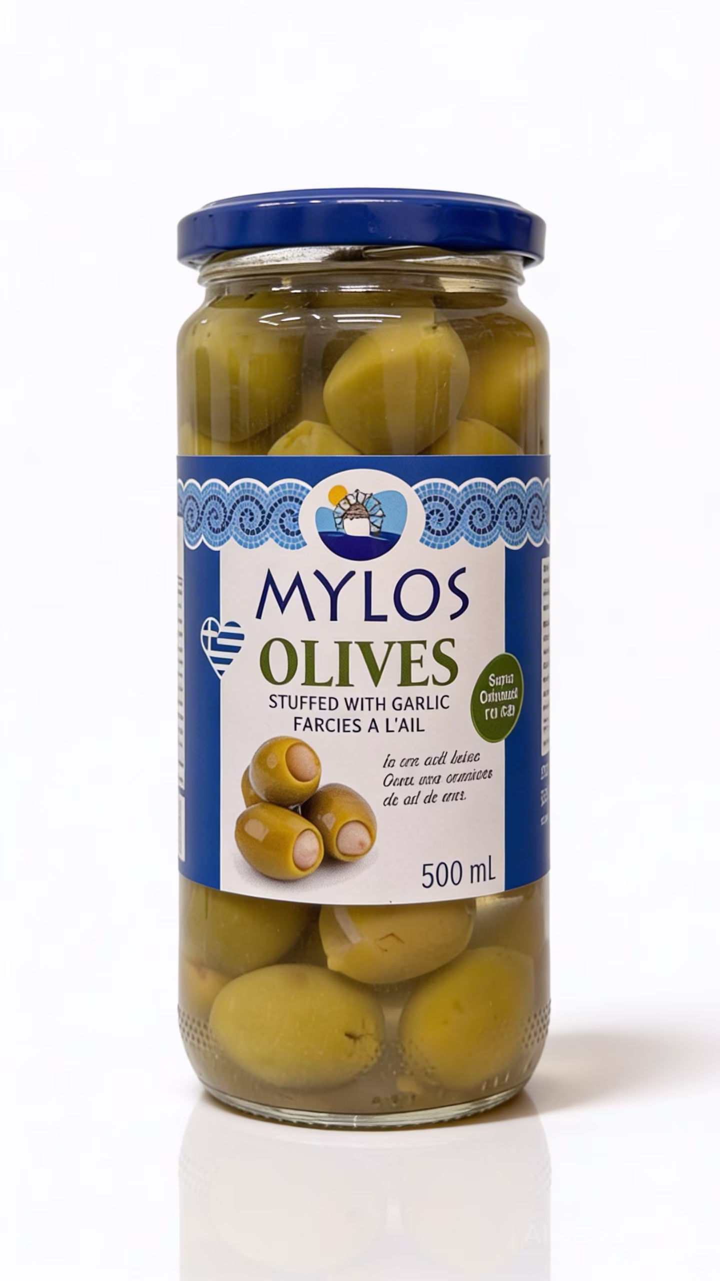 Mylos olives vert aux l'ail