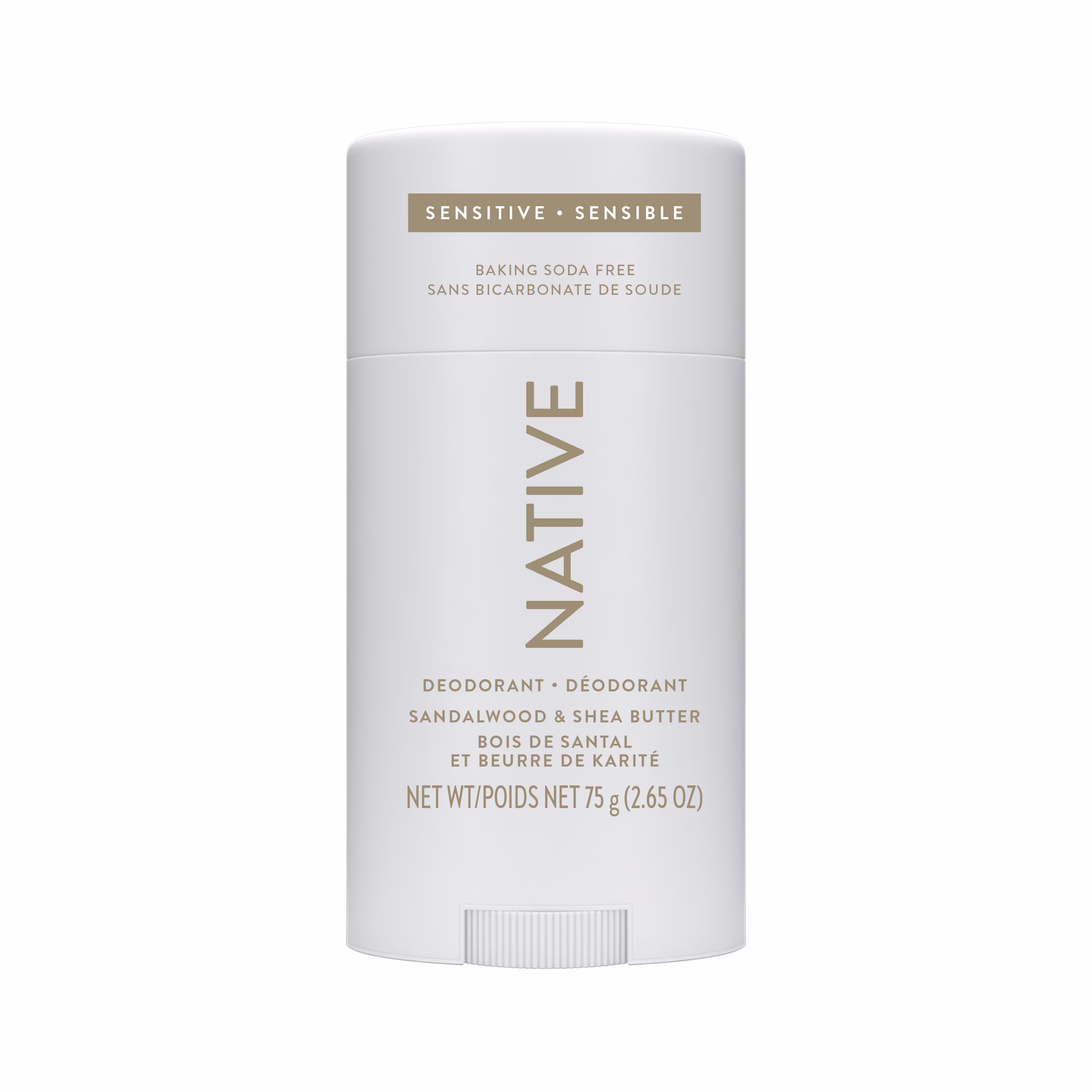Désodorisant bois de santal et beurre de karité, pour peau sensible