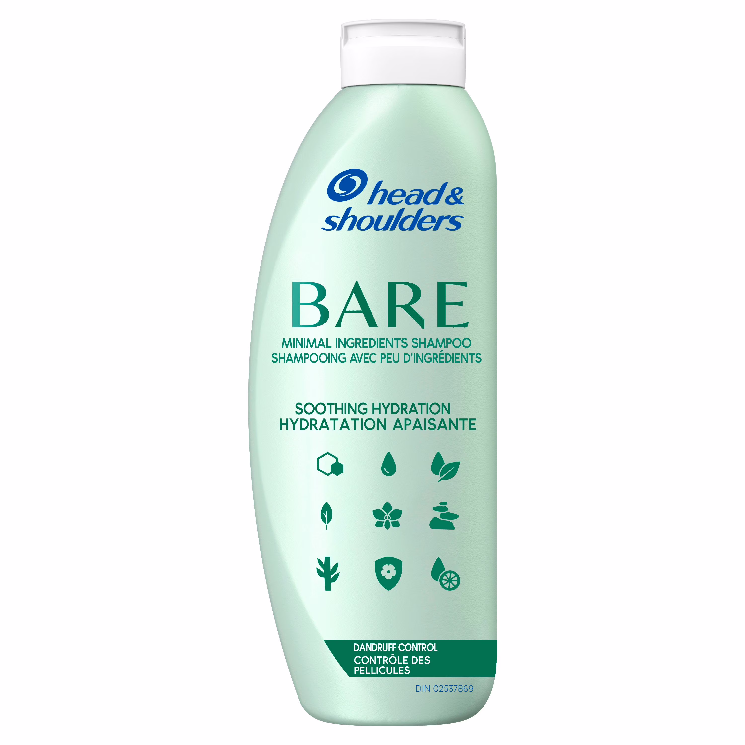 Shampooing antipelliculaire BARE Hydratation apaisante, antipelliculaire, 400 mL