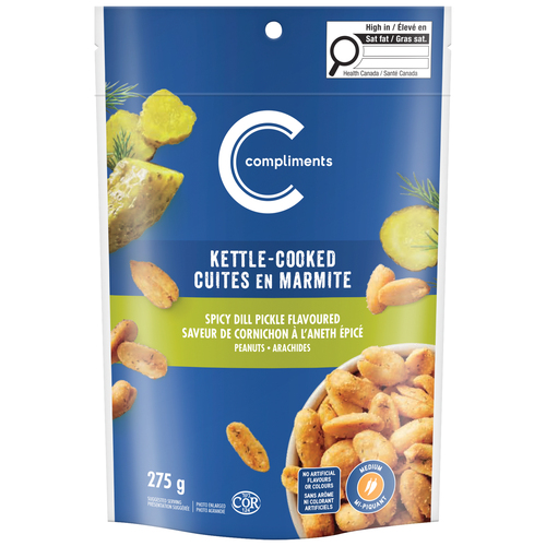 Compliments Arachides Cuites en marmite Cornichons à l'aneth épicés 275 g