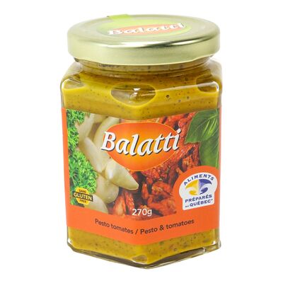 Pesto aux tomates séchées au soleil