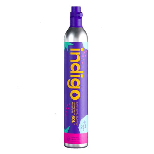 Indigo Cylindre de soda à saveur d'eau 1 un