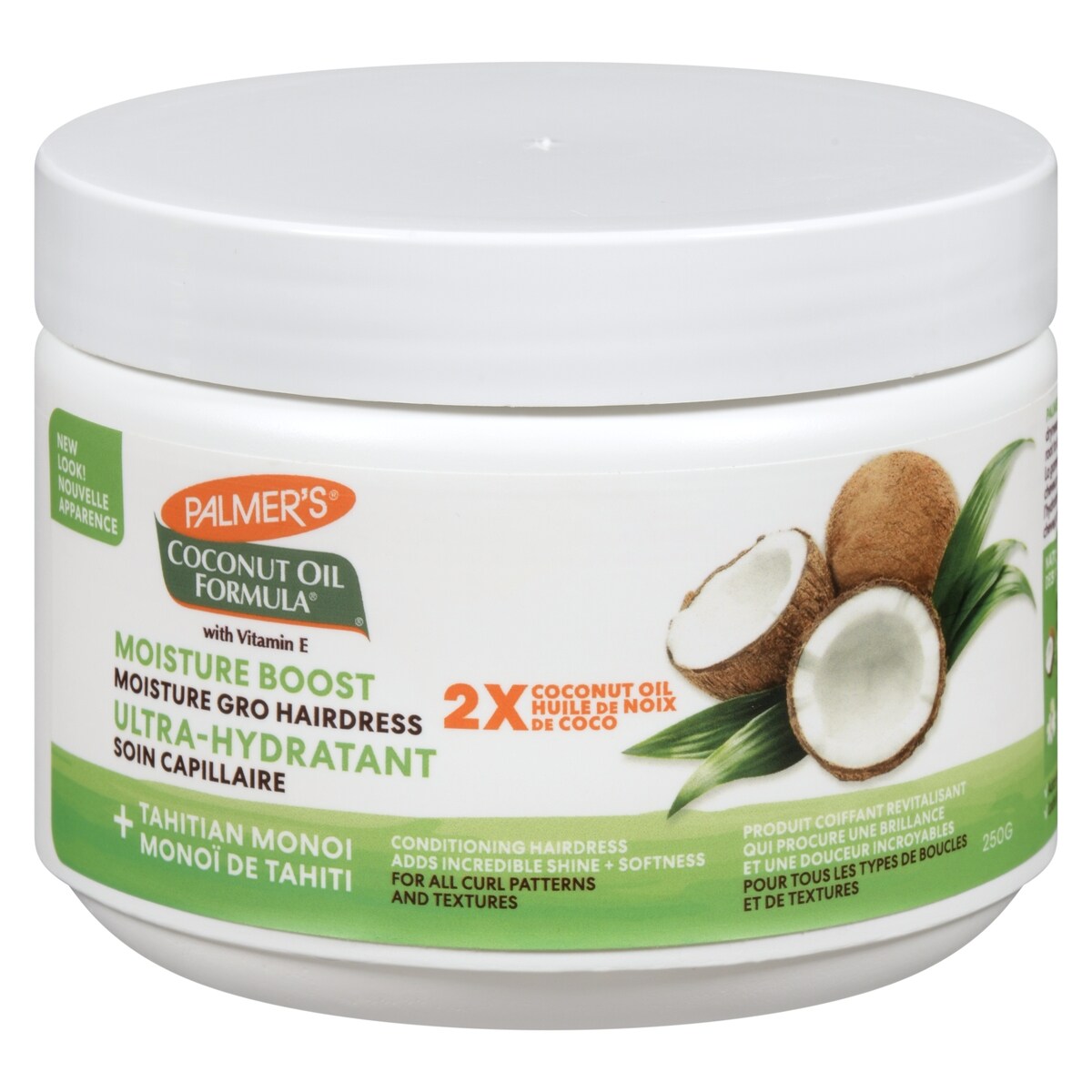 Laque hydratante Gro Shining à lhuile de noix de coco gamme Coconut Oil Formula