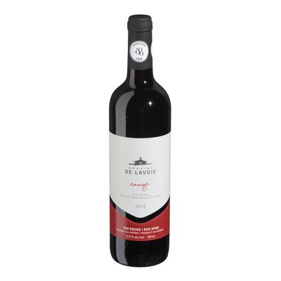 Vin rouge Canada - 12% alcool - 18 ans +
