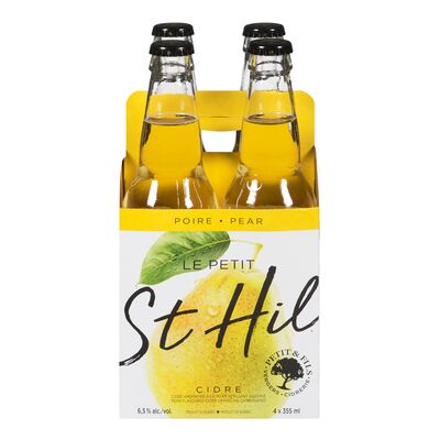 Cidre pétillant gazéifié à saveur de poire