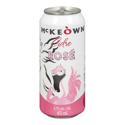 Cidre rosé en canette - 5.7% alcool - 18 ans +