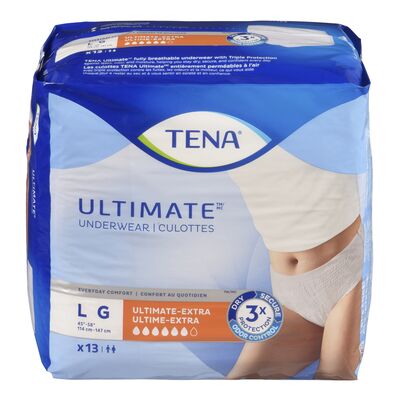 Sous vêtement d‘incontinence taille large protection ultime