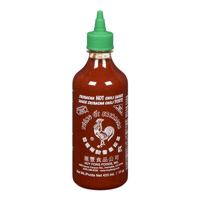 Sauce aux piments rouges sriracha épicée