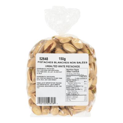 Pistaches en écales sans sel