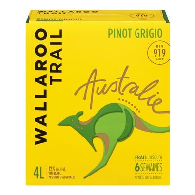 Vin blanc Australie - Pinot Grigio - Délicat et Léger