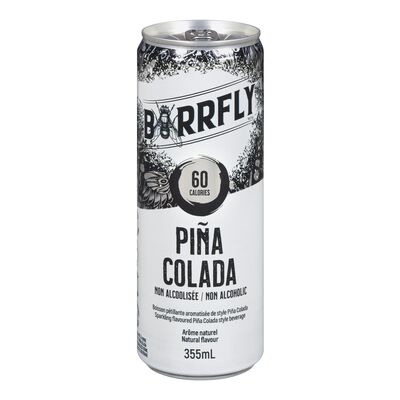 Boisson pétillante aromatisée de style piña colada non alcoolisée