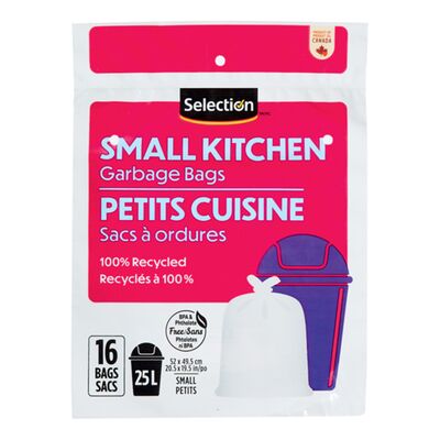 Petits sacs à ordures pour cuisine