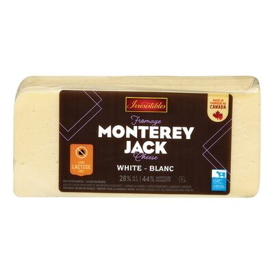 Fromage monterey jack blanc sans lactose