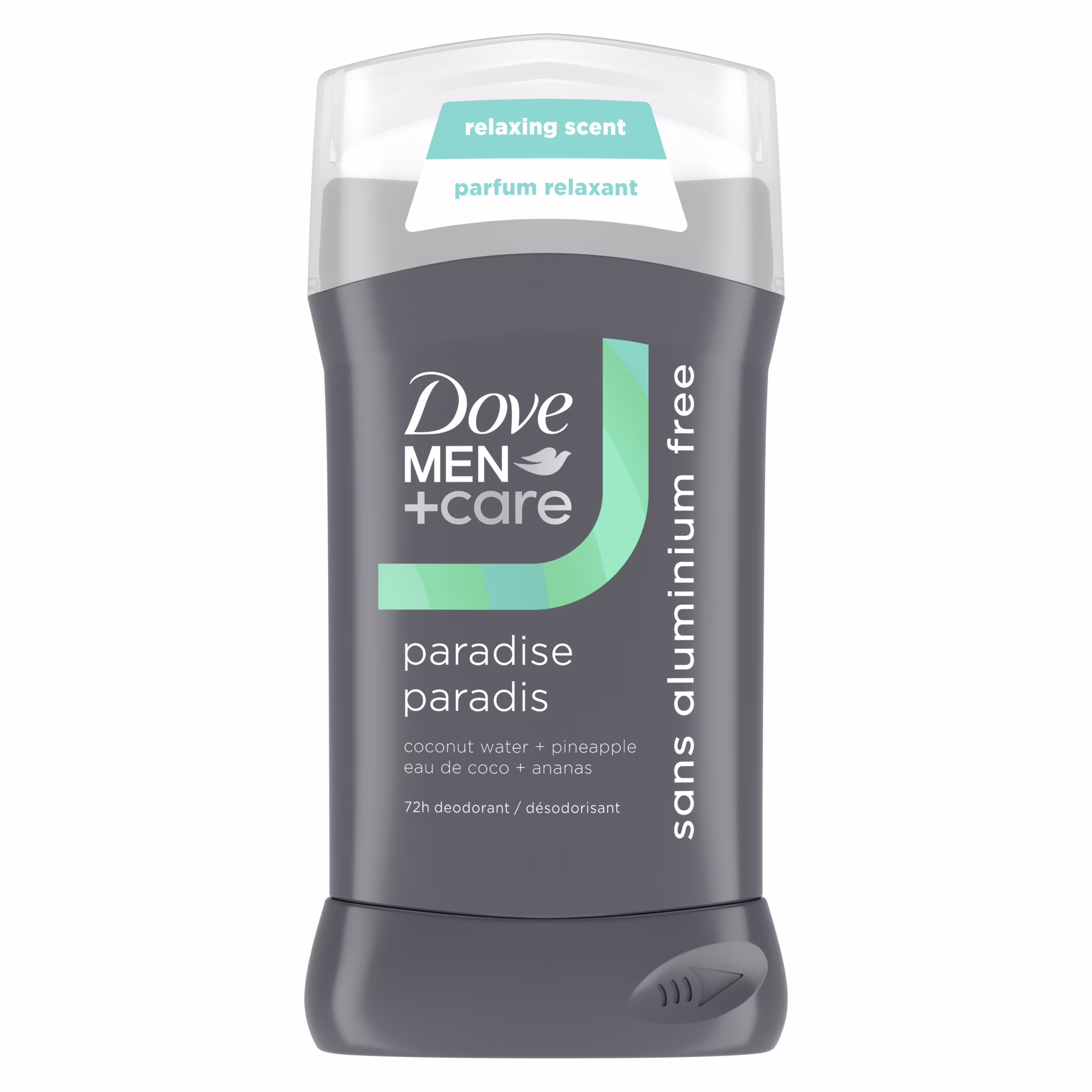 Dove men+care déodorant en bâton paradise eau de coco + ananas.