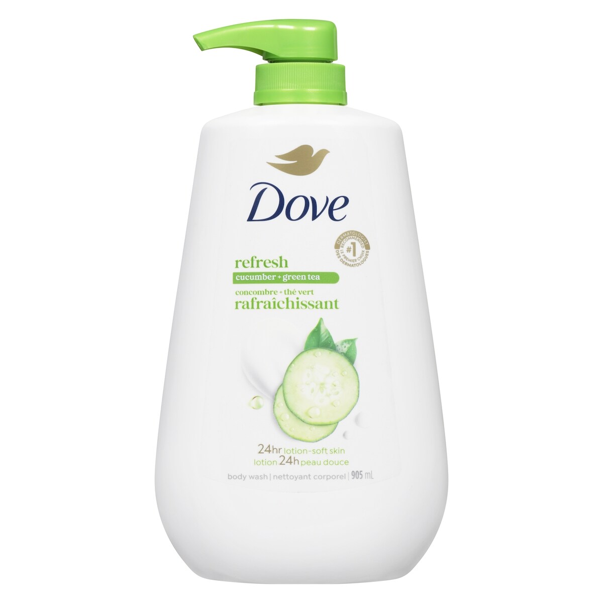 Nettoyant Corporel avec Pompe Concombre et Thé Vert