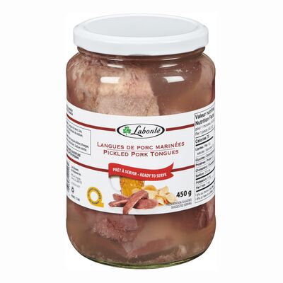 Langues de porc marinées
