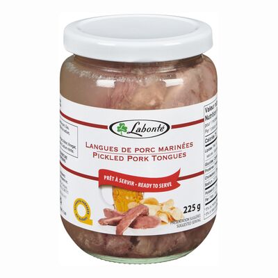 Langues de porc marinées