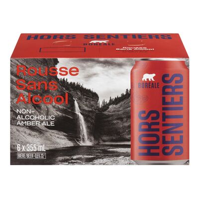Hors sentiers bière rousse sans alcool