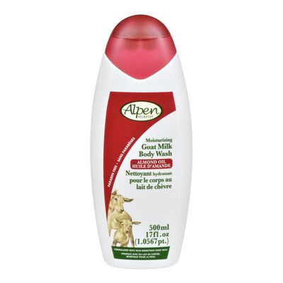 Nettoyant pour le corps au lait de chèvre avec huile d'amande