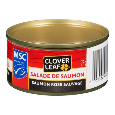 Salade de saumon avec sauce légère