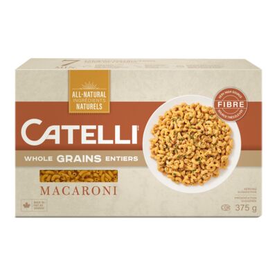Pâtes macaroni de blé entier